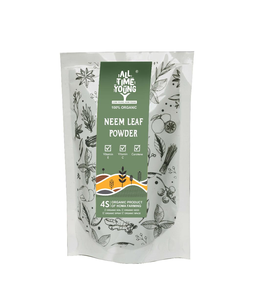 All Time Young Organic NEEM LEAF POWDER 50 Grams